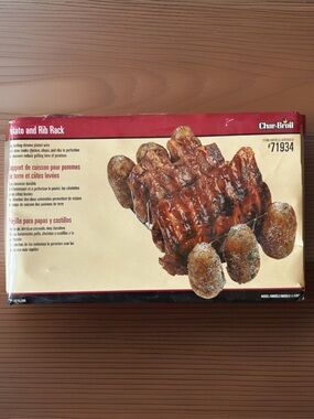 Char-Broil Rib & Potato Rack Chrome Plated Wire